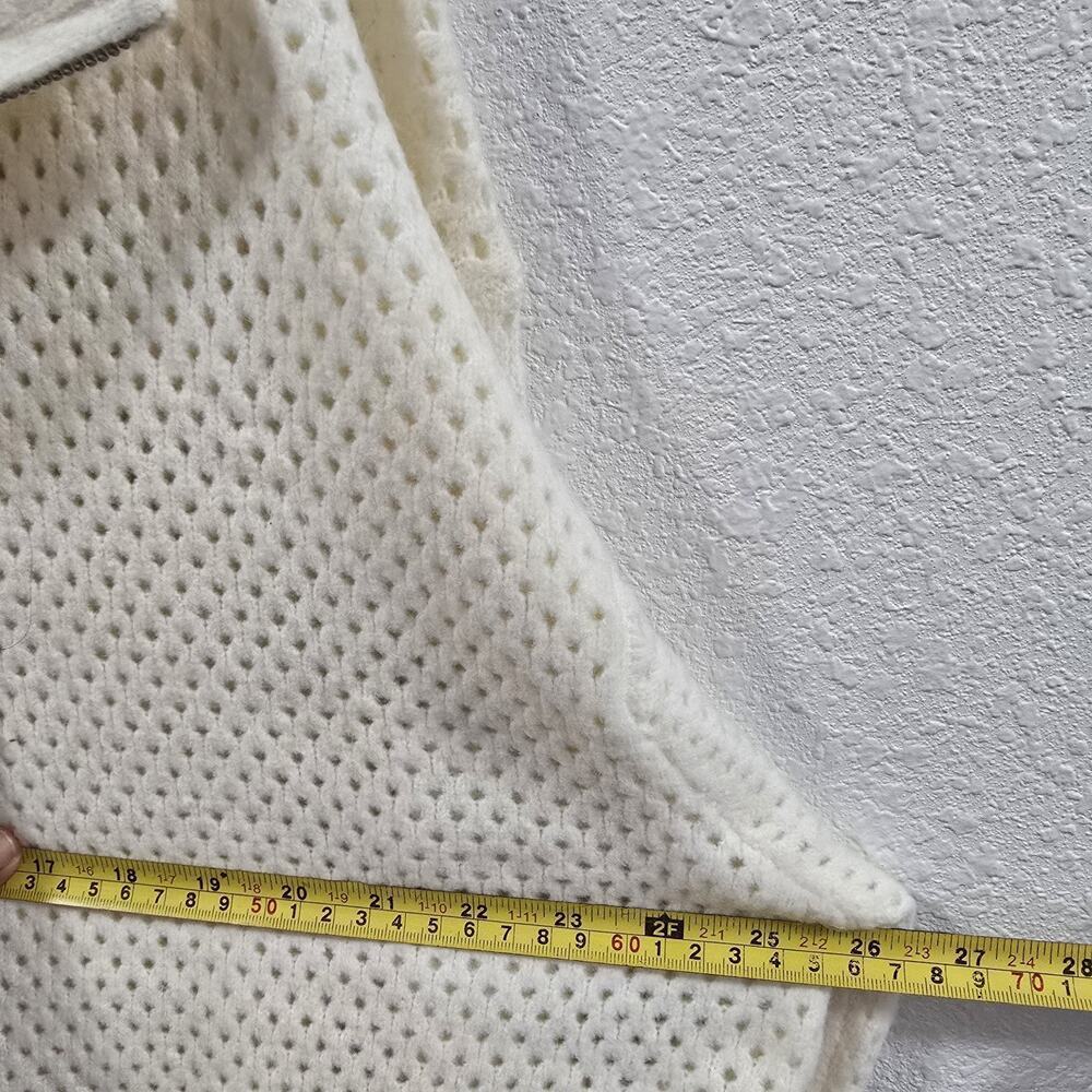 Universal Thread White Knit Half Zip Pullover Sweater XXL Cozy Warm Casual - Picture 11 of 13